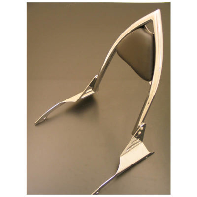 Sissybar HH ARCH (H 400mm) chromé pour Kawasaki