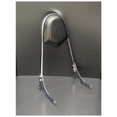 Sissybar HH WIDE (H 400mm) chromé (avec support) pour HD
