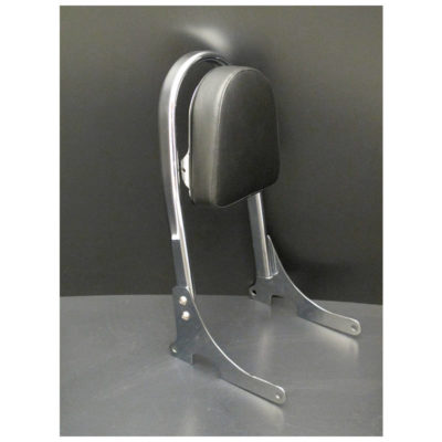 Sissybar HH FLAT TUBE (H 400mm) réglable chromé pour HD