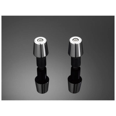 Embouts de guidon HH argenté Ø27.7x32.1mm pour guidon Ø 25mm
