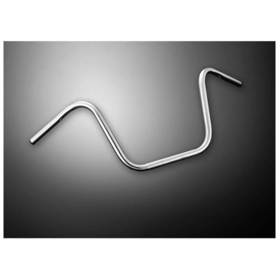 Guidon HH STREET MEDIUM Ø22mm chromé B89 x H30 - 18cm homologué