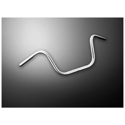 Guidon HH STREET LOW Ø22mm chromé B82 x H25 - 19cm homologué