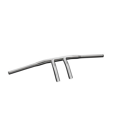 Guidon HH FAT WISHBONE Ø 25.4mm chromé B80xH20-9cm homologué