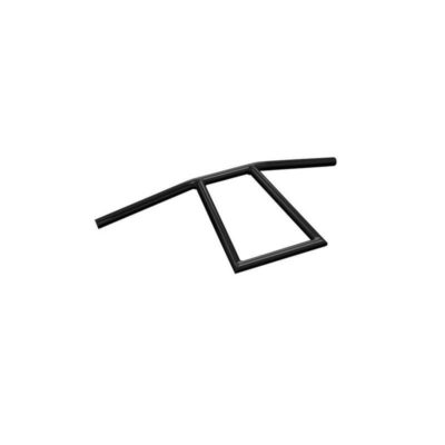 Guidon HH OLD SCHOOL Ø25.4mm noir B71xH33 - 9cm homologué