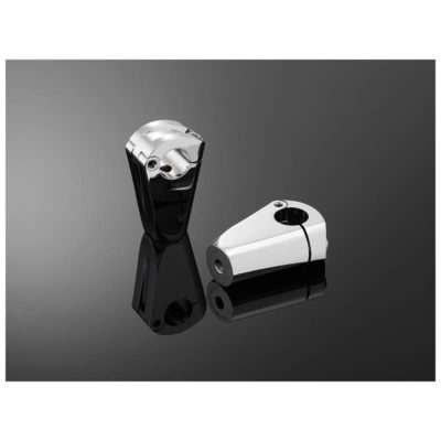 Potence HH (Paar) SPARTICAN chromé Ø25.4mm (M10/M12-H6.5cm)