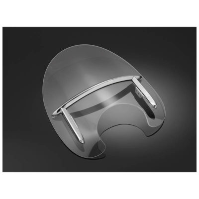 Pare-brise HH DE LUXE univ chromé pour fourche cônique Ø55-58mm