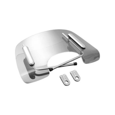 Windschutzscheibe HH SHORTY - universal (20 x 42cm) chrom