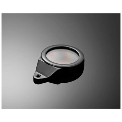 Fixation HH Ø85mm noir alu autocollant vitesse/vignette