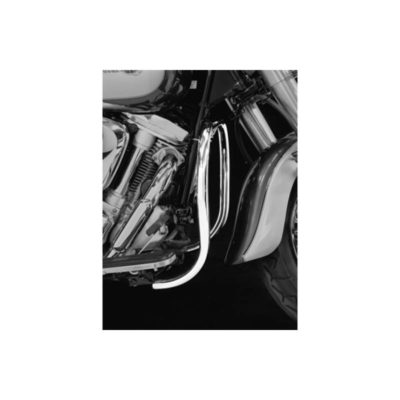 Bare protège-moteur HH FAT ENGINE (Ø 32mm) chromé pour Honda