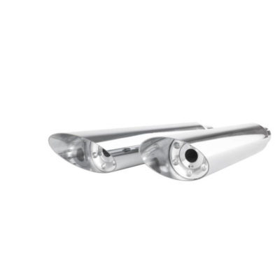 Echappement HH EAGLE SIDEWINDER SLASH CUT Ø48 chromé uni non-hom