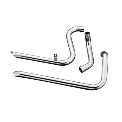 Echappement HH DRAGON PIPES (d.e.. Ø 45mm) chromé Yamaha non-hom