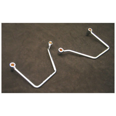 Porte sacoche HH (paire) avec kit de montage chromé Honda