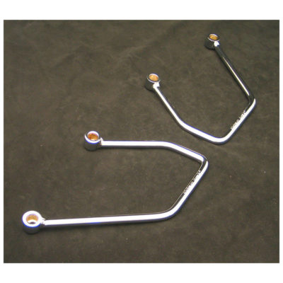 Porte sacoche HH (paire) avec kit de montage chromé Honda