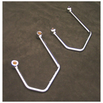 Porte sacoche HH (paire) avec kit de montage chromé Honda