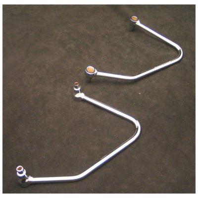 Porte sacoche HH (paire) avec kit de montage chromé Yamaha