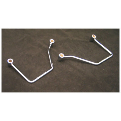 Porte sacoche HH (paire) avec kit de montage chromé Yamaha