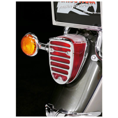 Grille feuxx arrière HH pour feuxx d`origine chromé pour Yamaha