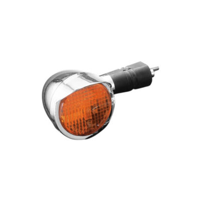 Visières clignos HH (paire) PLAIN chromé pour Suzuki