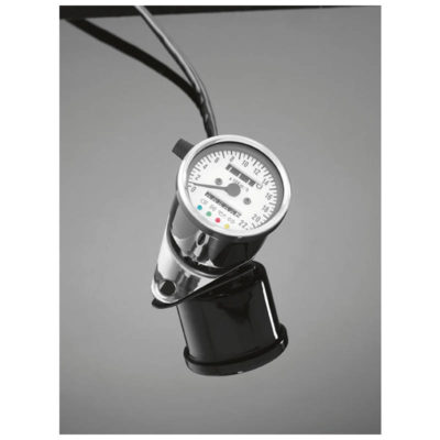 Tacho HH Ø60 zeigt Fernlicht, Blinker, Oel, Neutral, Kilometer