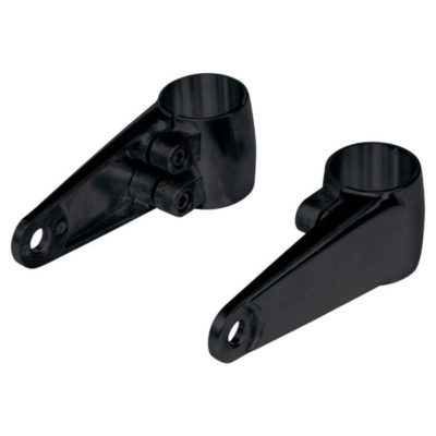 Support de phare HH aluminium noir pour fourches Ø 35+39+41mm