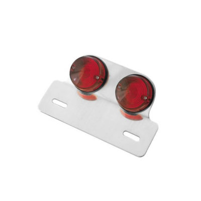 Verres HH pour feuxx arrière DUAL ROUND rouge (2 pièces)