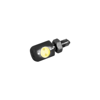 Kennzeichenbeleuchtung HH 12V Metall schwarz SMD LED Ø 12 x 15mm