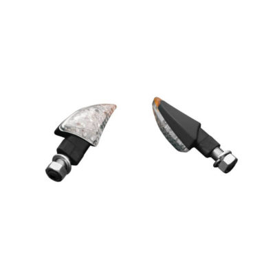 Clignos HH paire SHARK court Carbon-Look 30x60x27mm homologué