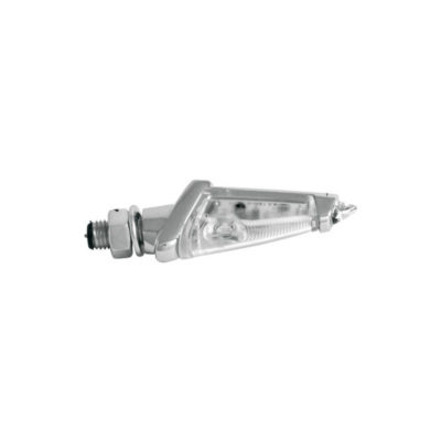 Clignos HH STRUNK paire LED chromé M8 H22mm L95mm T35mm homolog.