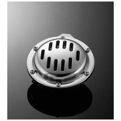 Klaxon HH TECH GLIDE 12V (Ø 100 x T 45mm) chromé avec raccord