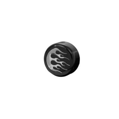 Couvre-klaxon HH FLAME (1 pce) noir/chromé