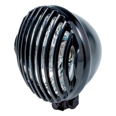 Couvre-phare HH (1 pce) STEAMPUNK Ø5.75 pouces noir