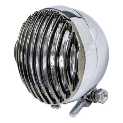 Couvre-phare HH (1 pce) STEAMPUNK Ø5.75 pouces nickel