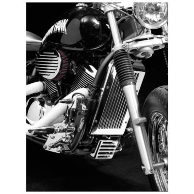 Cache-radiateur HH chromé pour Honda