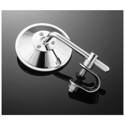 Retroviseur HH (1 pce) ROUND Ø100 SHORT (montage guidon Ø22/25)