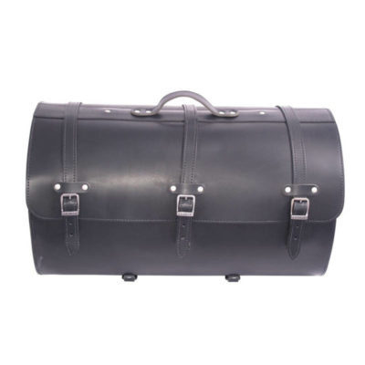 Coffre HH LEDRIE cuir 67L B58.5 D35 H33cm noir