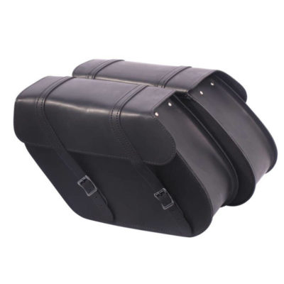 Sacoche HH (paire) LEDRIE RIGID cuir L43 D16.5 H27 12L