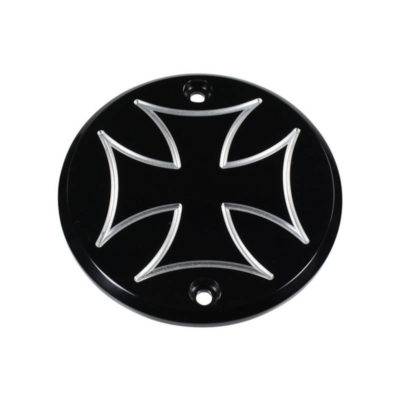 Motor-Cover HH CROSS rechte Seite black zu allen Victory
