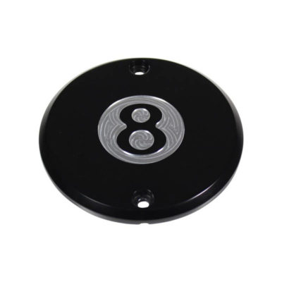 Motor-Cover HH 8-BALL rechte Seite black zu allen Victory