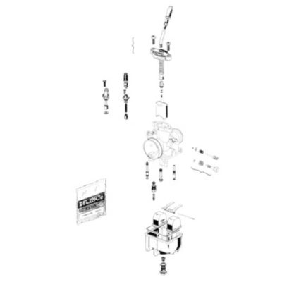 Aiguille D28 carburateur Dellorto VHST