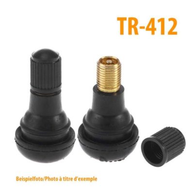 Valve droite pour jante à tubeless (TR413)