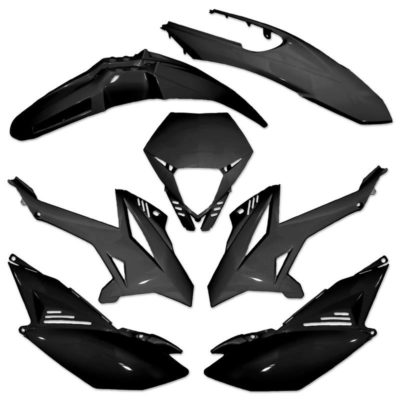 Kit habillage / carenage de 7-pcs Beta RR 50 2012 -> noir