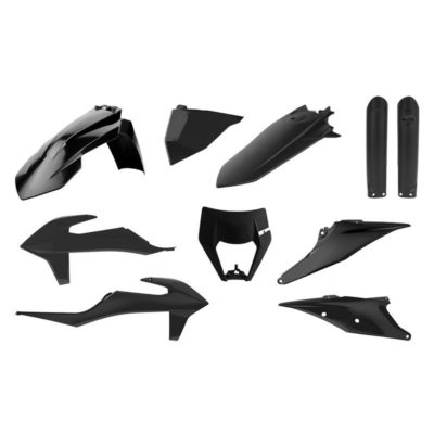 Kit carénage noir KTM EXC, EXC-F 20 ->