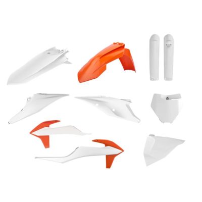 Habillage complet blanc/orange OEM (BD) KTM SX, SX-F 19 ->