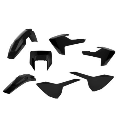 Kit carénage complet noir Husqvarna TE, TX, FE 17-19