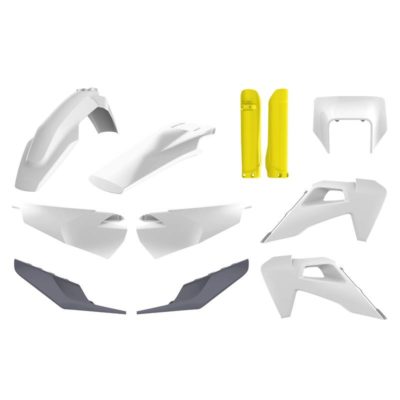 Kit carénage complet blanc/gris/jaune OEM20 Husqvarna TE,FE 20->