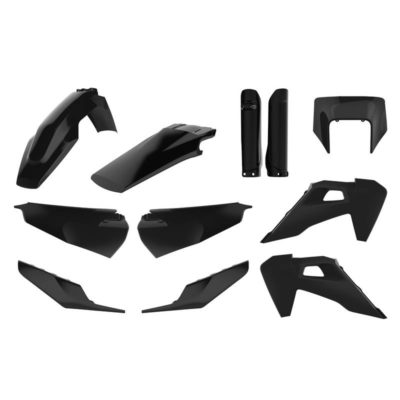 Kit carénage complet noir Husqvarna TE, TX, FE 20->