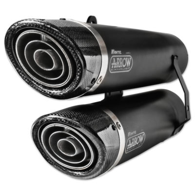 Pots d'échappement ARROW Fantic Caballero 500 noir