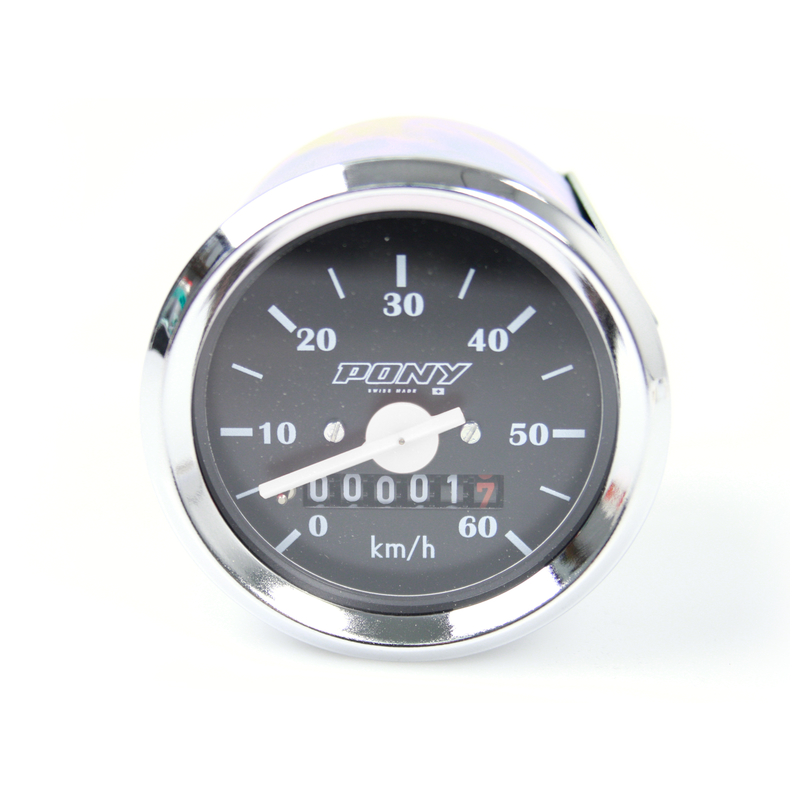 015812-1-neu-Tacho 60 kmh, mit Pony Logo für Pony