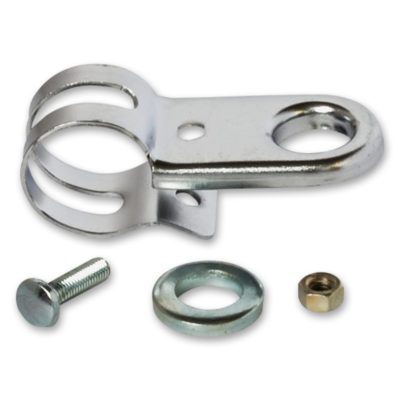 Collier de fixation de compteur au guidon 22mm chromé