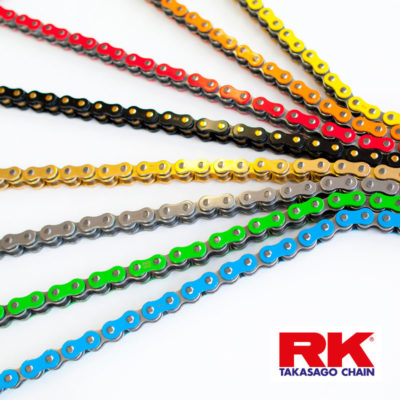 Chaîne 520 RK 520H 120L, renforcée, sans O-Ring, - toutes couleurs -